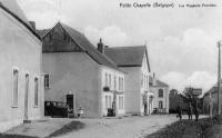 carte postale ancienne de Petite-Chapelle Les magasins Frontière