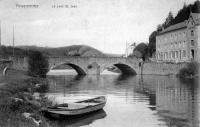 carte postale ancienne de Anseremme Le pont Saint-Jean