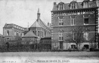 carte postale ancienne de Ciney Maison de retraite Saint Joseph