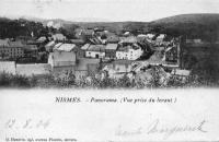 carte postale ancienne de Nismes Panorama (Vue prise du Levant)