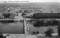 carte postale ancienne de Jambes Panorama de Jambes vu de la citadelle