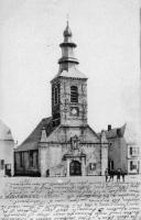 carte postale ancienne de Mariembourg L'église