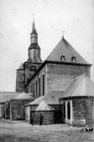 carte postale ancienne de Fosses-la-Ville Eglise de St Feuillen