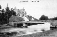 carte postale ancienne de Rochefort Le pont de fer