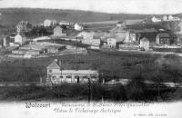 carte postale ancienne de Walcourt Panorama de St-Pierre et des quairelles - Usine de l'éclairage électrique