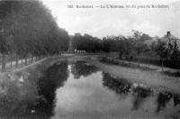 carte postale ancienne de Rochefort La l'Homme, vu du pont de Rochefort