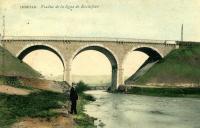 carte postale ancienne de Jemelle Viaduc de la ligne de Rochefort