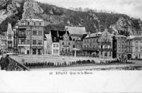 carte postale ancienne de Dinant Quai de la Meuse