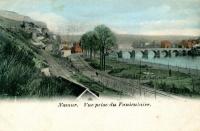 carte postale de Namur Vue prise du funiculaire