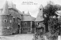 carte postale ancienne de Marche-les-Dames L'ancien château de Wartet