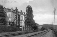 carte postale ancienne de Marche-les-Dames Le château