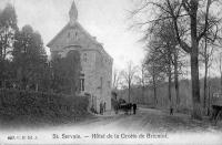 carte postale ancienne de St-Servais Hôtel de la grotte de Bricniot