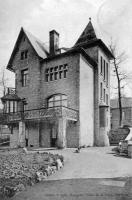 carte postale ancienne de Hastière Hôtel de la gare