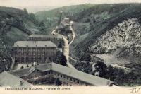 carte postale ancienne de Malonne Pensionnat de Malonne - vue prise du calvaire