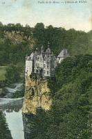 carte postale ancienne de Walzin Vallée de la Meuse - Château de Walzin