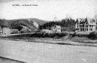 carte postale ancienne de Hastière Les bords de la Meuse