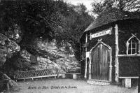carte postale ancienne de Han-sur-Lesse Grotte de Han - entrée de la grotte