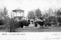 carte postale de Namur Le parc Marie-Louise