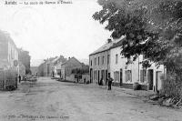 carte postale ancienne de Anhée La route de Namur à Dinant