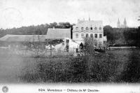 carte postale ancienne de Maredsous Château de Mr Desclée