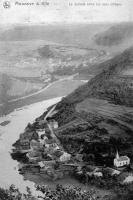 carte postale ancienne de Alle-sur-Semois Mouzaive et Alle - La Semois entre les deux villages