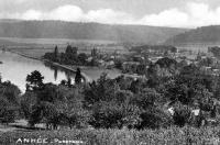 carte postale ancienne de Anhée Panorama