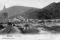 carte postale ancienne de Bohan Le Pont