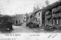 carte postale ancienne de Bohan Une ruelle à Bohan