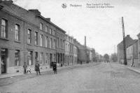 carte postale ancienne de Andenne Rues Cockerill et Godin. Chaussée de Liège à Namur.