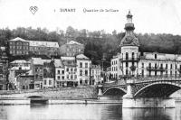 carte postale ancienne de Dinant Quartier de la Gare