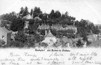 carte postale ancienne de Rochefort Les Ruines du Château
