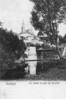 carte postale ancienne de Rochefort La Lomme au pont des Recollets