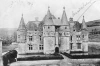 carte postale ancienne de Spontin Vallée de la Meuse.  Le Château de Spontin