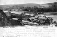 carte postale ancienne de Yvoir Panorama