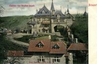 carte postale ancienne de Dinant Château des Roches Façade