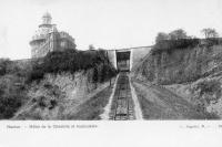 carte postale de Namur Hôtel de la Citadelle et funiculaire