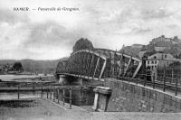 carte postale de Namur Passerelle du Grognon