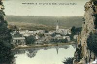 carte postale ancienne de Profondeville Vue prise du sentier allant vers Tailfer