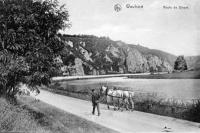 carte postale ancienne de Waulsort Route de Dinant