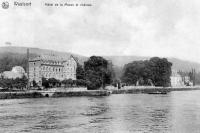 postkaart van Waulsort Hôtel de la Meuse et château