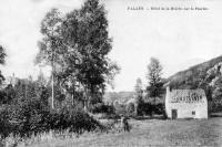 carte postale ancienne de Falaën Hôtel de la Misère, sur le Flavion