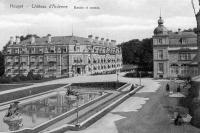 carte postale ancienne de Houyet Château d'Ardenne - Bassin et annexe.