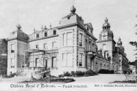 carte postale ancienne de Houyet Château Royal d'Ardenne - Façade principale