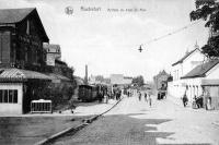 carte postale ancienne de Rochefort Arrivée du tram de Han