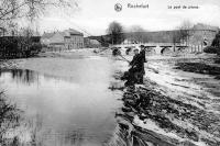 carte postale ancienne de Rochefort Le pont de pierre