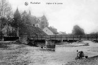 postkaart van Rochefort L'église et la Lomme