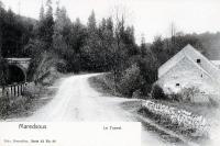 carte postale ancienne de Maredsous Le Tunnel