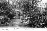 carte postale ancienne de Maredsous Passage aux scieries