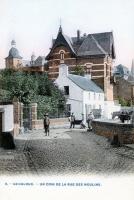 postkaart van Gembloux Un coin de la rue des moulins