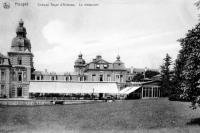 carte postale ancienne de Houyet Château Royal d'Ardenne - Le restaurant